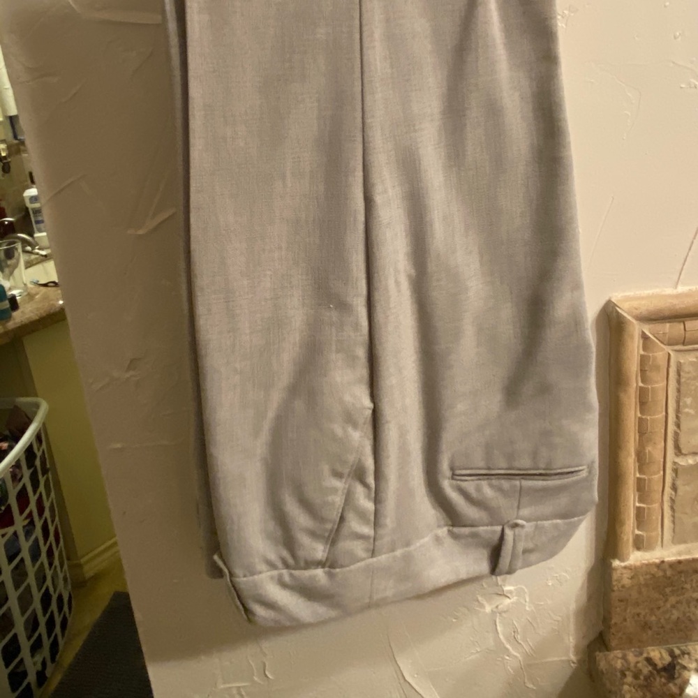 Gray slacks